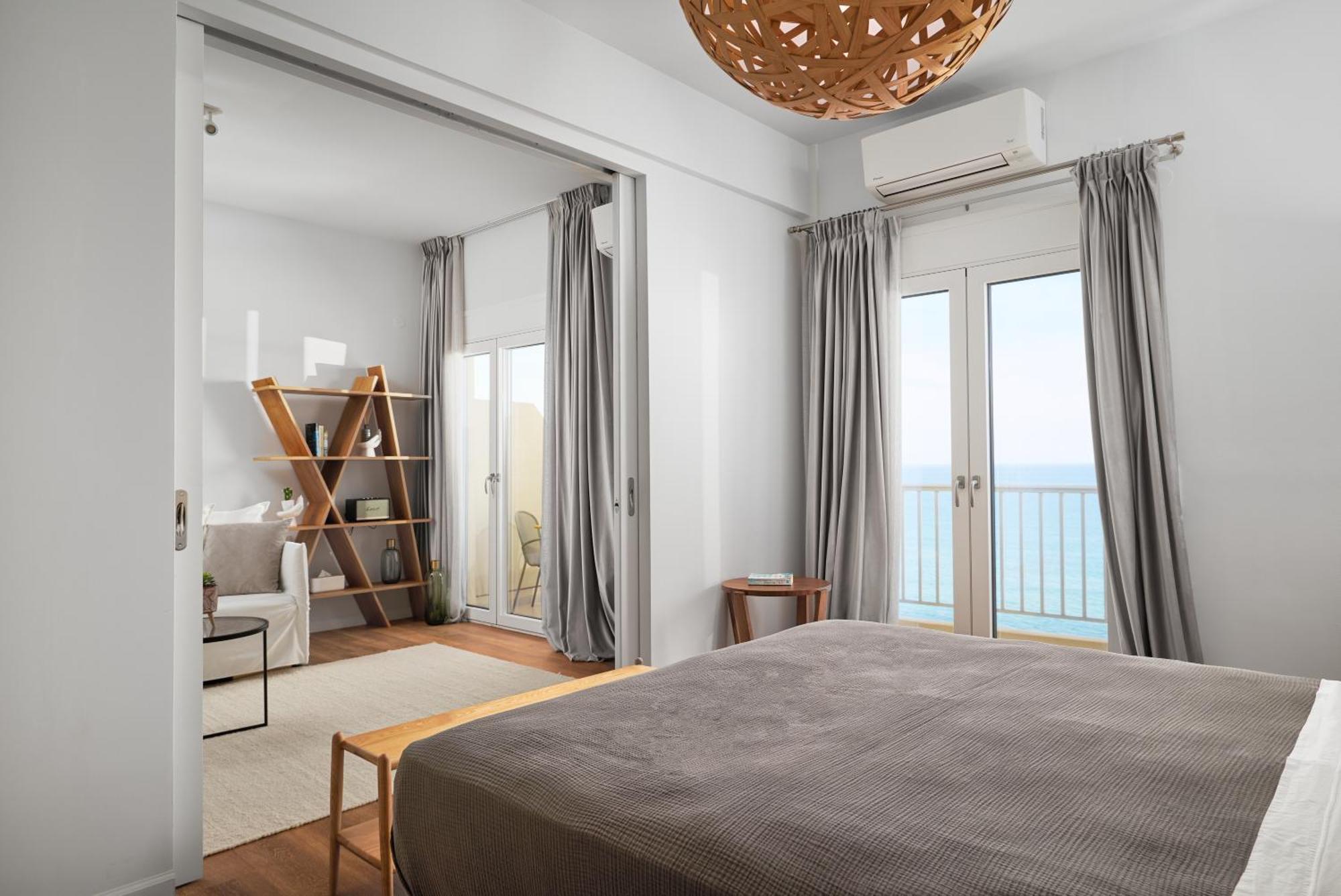 Crete - Heraklion Sea View Apartment 1 ภายนอก รูปภาพ