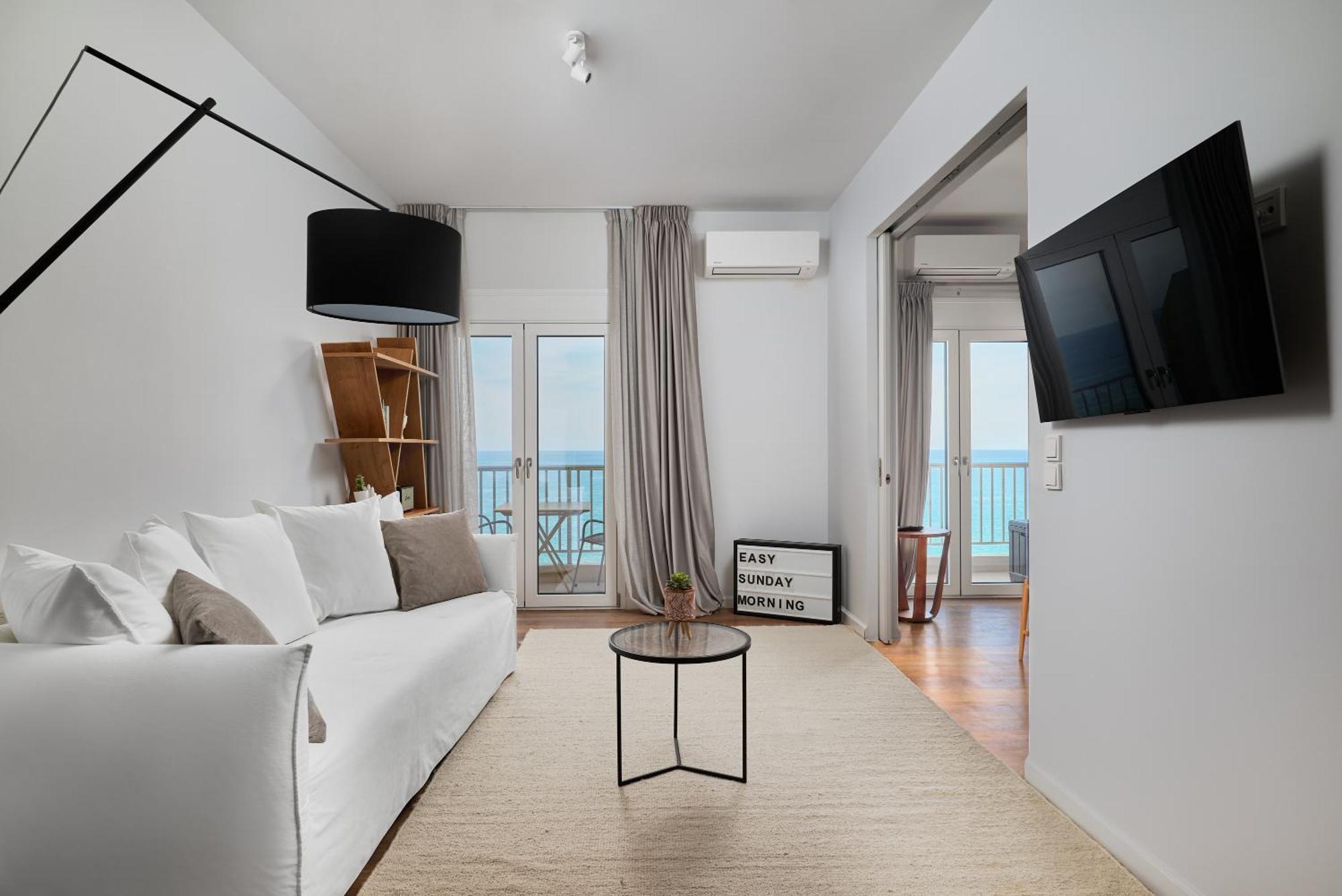Crete - Heraklion Sea View Apartment 1 ภายนอก รูปภาพ
